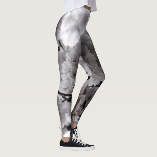 Leggings Fleurs blanches (Droite)