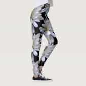 Leggings Fleurs blanches motifs de marguerite (Droite)