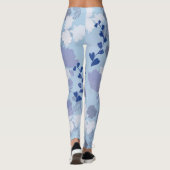 Leggings Fleurs bleues (Dos)