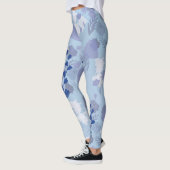 Leggings Fleurs bleues (Gauche)