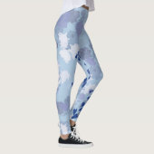 Leggings Fleurs bleues (Droite)
