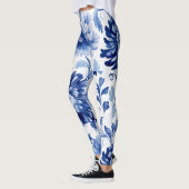 Leggings Fleurs bleues (Gauche)