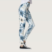 Leggings Fleurs bleues et beiges (Droite)
