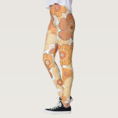 Leggings Fleurs colorées motif (Gauche)