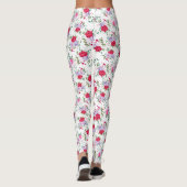 Leggings fleurs - Couleurs simples (Dos)