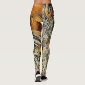 Leggings Fleurs d'art (Dos)