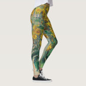 Leggings Fleurs d'artichauts de Jérusalem par Claude Monet (Droite)