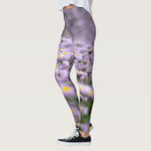 Leggings Fleurs d'aster violet (Gauche)