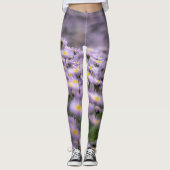Leggings Fleurs d'aster violet (Devant)