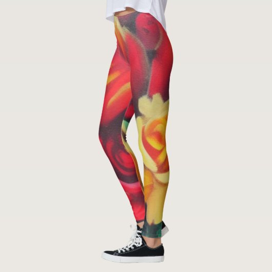 Leggings Fleurs d'automne (Gauche)