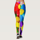 Leggings Fleurs de ballons de jouets (Dos)
