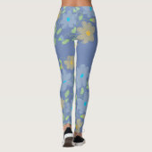 Leggings Fleurs de bleus (Dos)