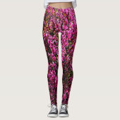 Leggings Fleurs de bourgeon rouge.......... (Devant)