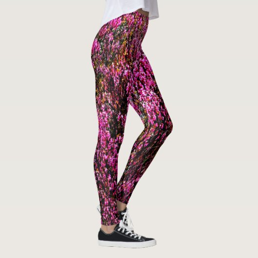 Leggings Fleurs de bourgeon rouge.......... (Droite)