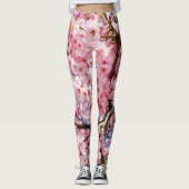 Leggings Fleurs de cerisiers d'aquarelle (Devant)