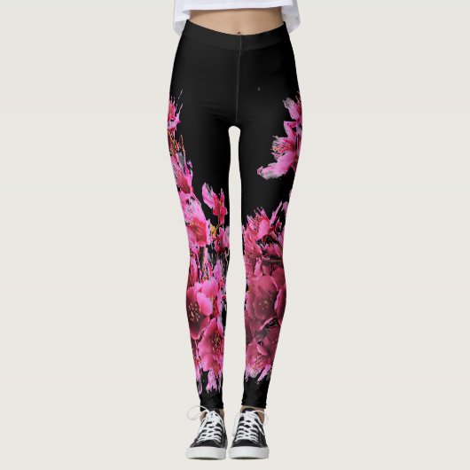 Leggings Fleurs de cerisiers DC (Devant)