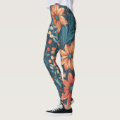 Leggings Fleurs de champs, beaux art de printemps. (Gauche)