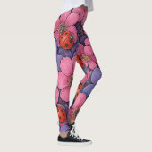 Leggings Fleurs de coccinelle (Droite)