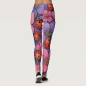 Leggings Fleurs de coccinelle (Dos)