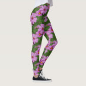 Leggings Fleurs de Cosmos rose Motif naturel (Droite)