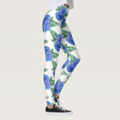 Leggings fleurs de couleur d'eau (Droite)