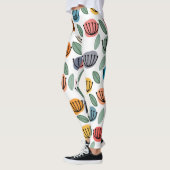 Leggings Fleurs de Coupe Scandi (Gauche)