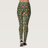 Leggings Fleurs de forêt fantaisistes (Dos)