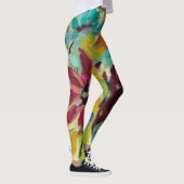Leggings Fleurs de joie d'automne (Droite)