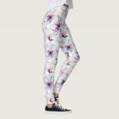 Leggings Fleurs de l'île violette (Droite)