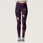 Leggings Fleurs de Moody gothique (Devant)