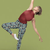 Leggings Fleurs de Patchwork Pays