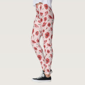 Leggings Fleurs de pavot (Gauche)