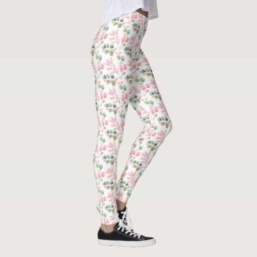 Leggings Fleurs de pêche (Droite)
