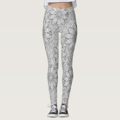 Leggings Fleurs de pierre (Devant)