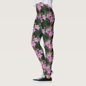 Leggings Fleurs de Plumeria d'Hawaï (Gauche)