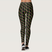 Leggings fleurs de point (Dos)