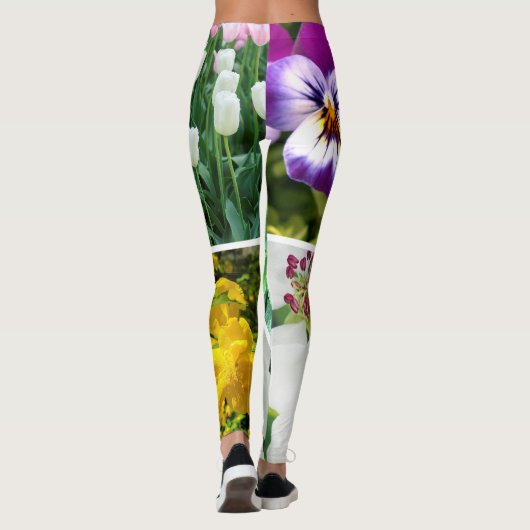 Leggings Fleurs de printemps (Dos)