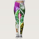 Leggings Fleurs de printemps (Devant)