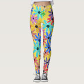 Leggings Fleurs de printemps (Devant)