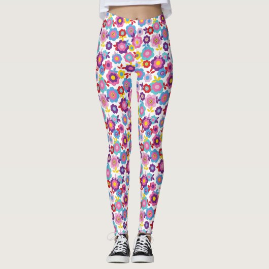 Leggings Fleurs de printemps d'Eilin 2 (Devant)