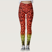 Leggings Fleurs de puissance (Devant)