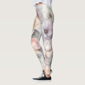 Leggings Fleurs de rose élégantes (Gauche)