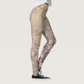 Leggings fleurs de sakura rose floral (Droite)