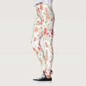Leggings Fleurs de Snapdragon à motifs floraux (Gauche)