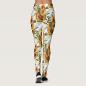 Leggings Fleurs de soleil (Dos)