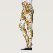 Leggings Fleurs de soleil (Gauche)