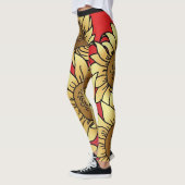 Leggings Fleurs de soleil (Gauche)