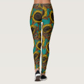Leggings Fleurs de soleil (Dos)