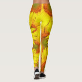 Leggings Fleurs de soleil (Dos)