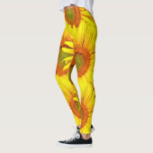 Leggings Fleurs de soleil (Gauche)